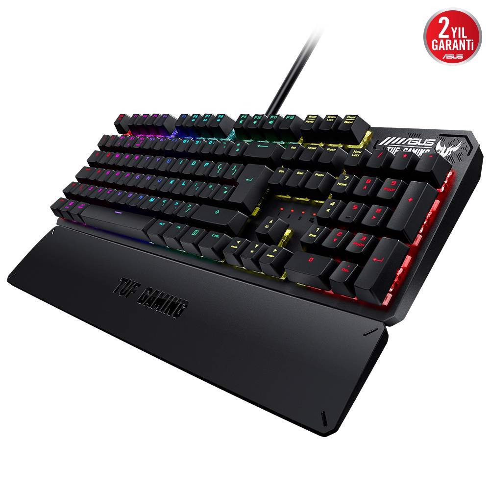 ASUS TUF GAMING RA05 K3 D/RD Red Switch Türkçe RGB Mekanik Gaming Klavye