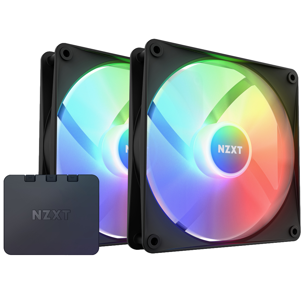 NZXT F140 RGB Core 140mm Siyah Kasa Fanı (2'li)