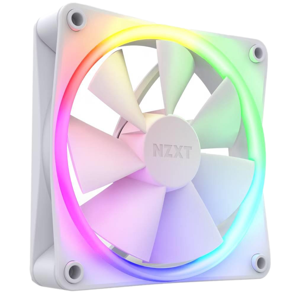 NZXT F120 RGB 120mm Beyaz Tekli Kasa Fanı