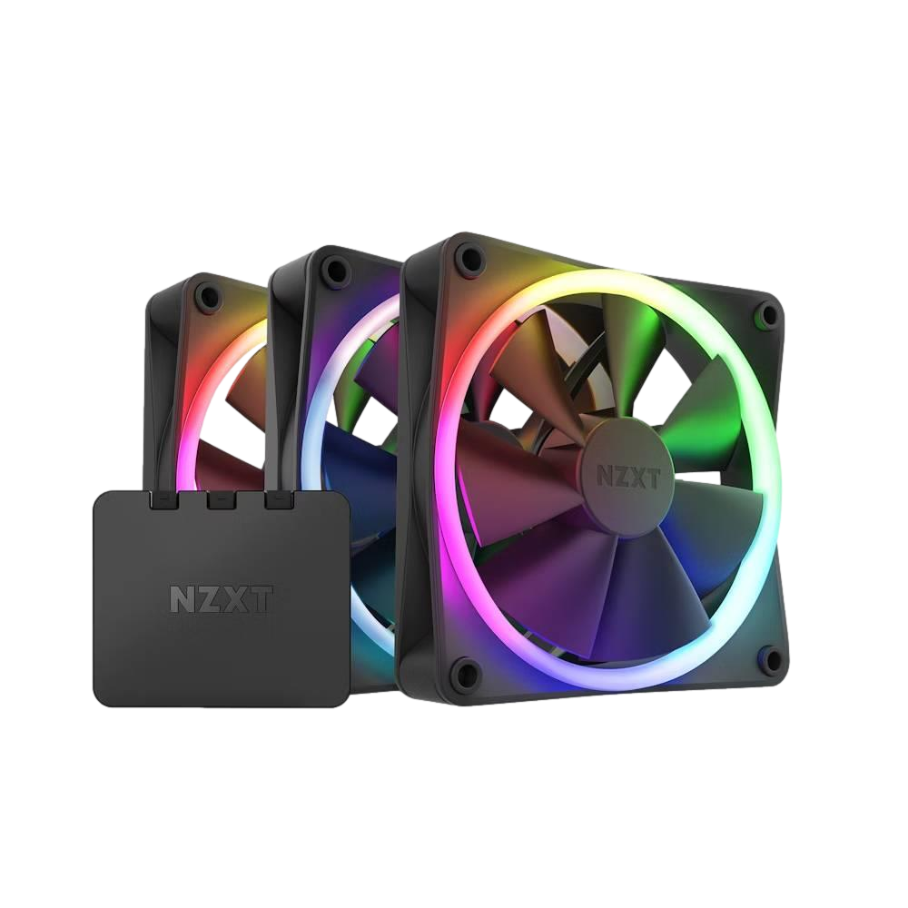 NZXT F120 RGB 120mm Siyah Üçlü Kasa Fanı