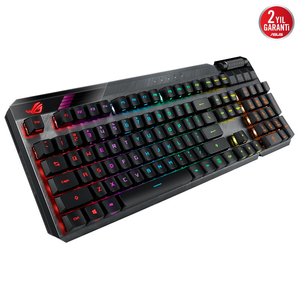 ASUS ROG Claymore II ROG RX Red Optical Switch İngilizce RGB Mekanik Kablosuz Gaming Klavye