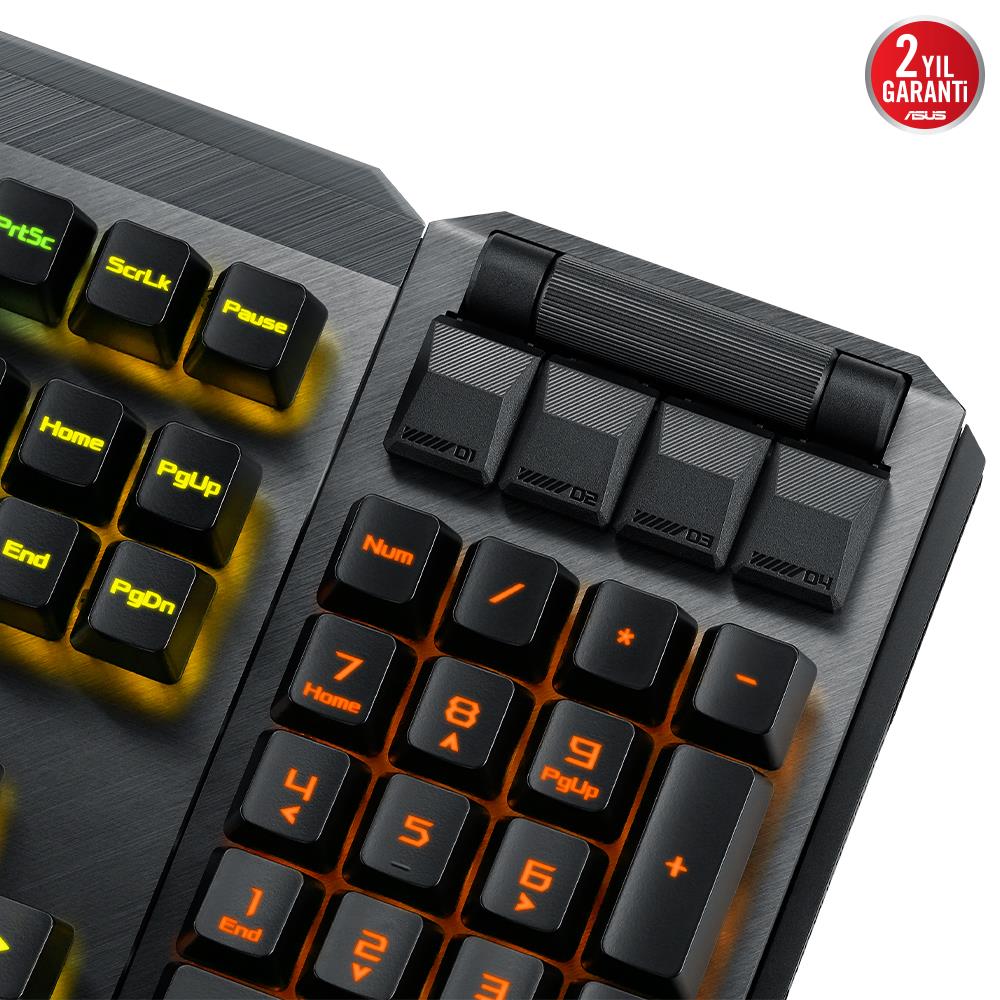 ASUS ROG Claymore II ROG RX Red Optical Switch İngilizce RGB Mekanik Kablosuz Gaming Klavye