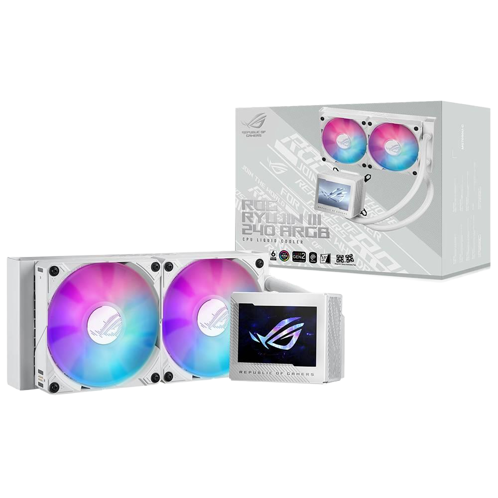 ASUS ROG RYUJIN III 240 ARGB LCD 240mm Beyaz İşlemci Sıvı Soğutucu