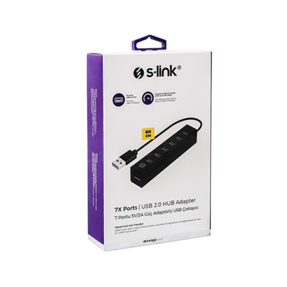 S-link Swapp SW-U217 Usb 2.0 7 Port USB Çoklayıcı