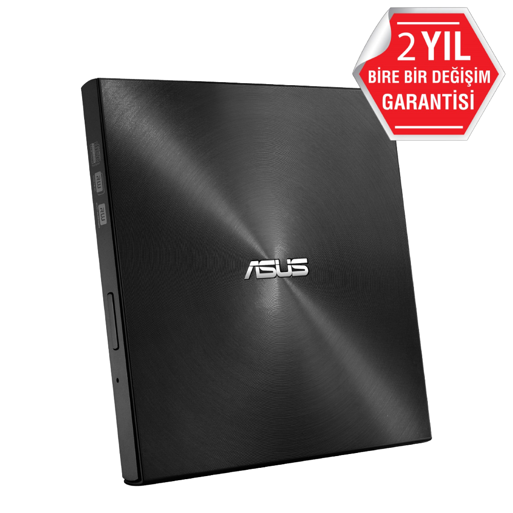 ASUS ZenDrive U9M Windows ve Mac OS USB Type-C M-DISC Ultra İnce Taşınabilir 8X DVD Siyah Harici Yazıcı