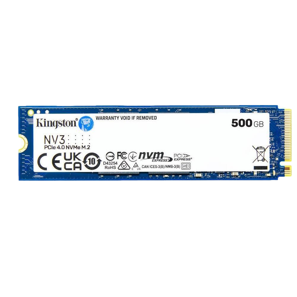 Kingston 500GB NV3 Gen4 NVMe M.2 SSD (5000MB Okuma / 3000MB Yazma)