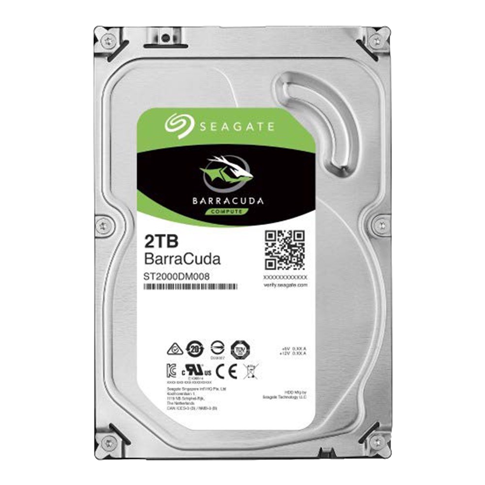 Seagate 2TB Barracuda 256MB 7200rpm 3.5  SATA 3.0 Harddisk