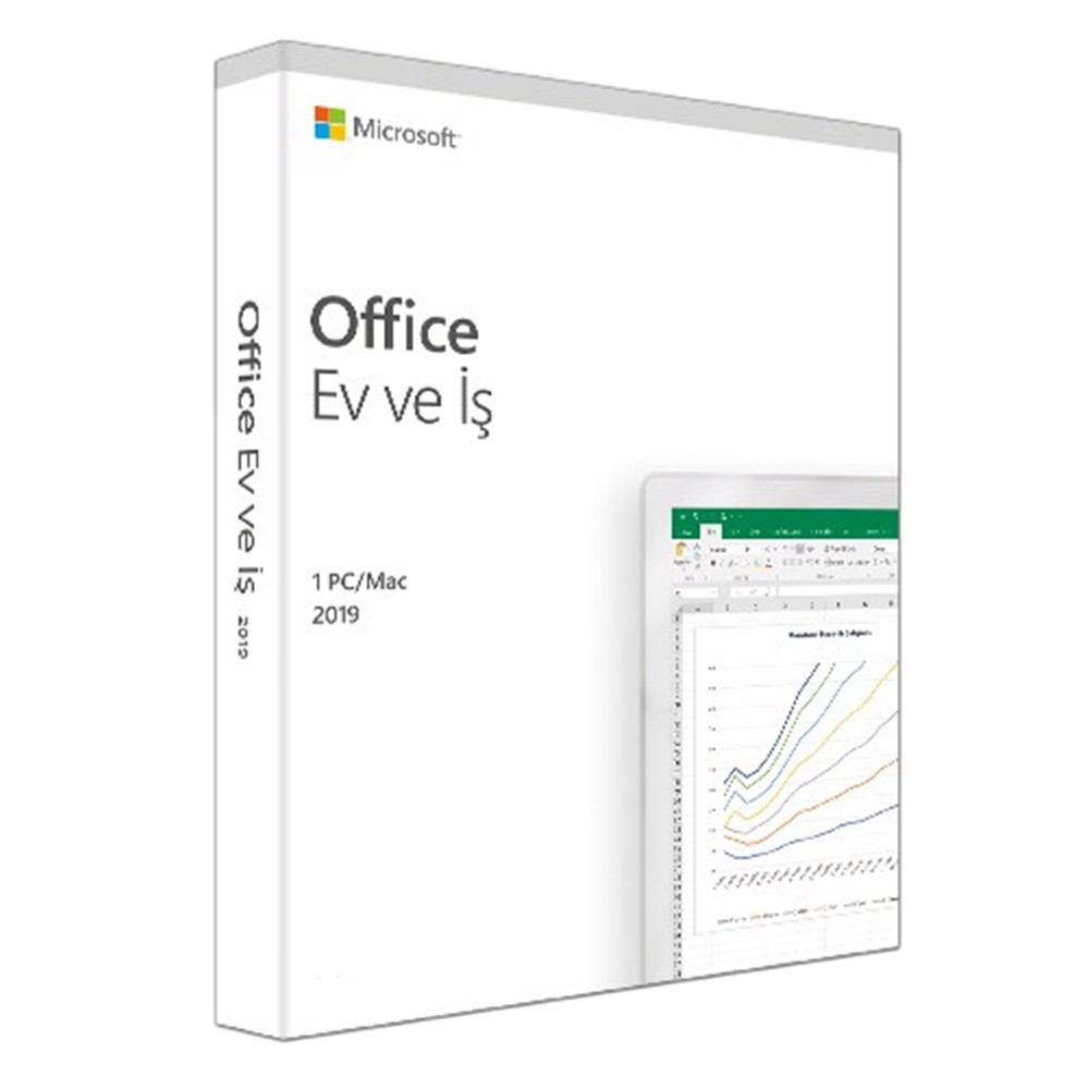 Microsoft Office 2019 Home And Business 1 PC/MAC Türkçe Kutu