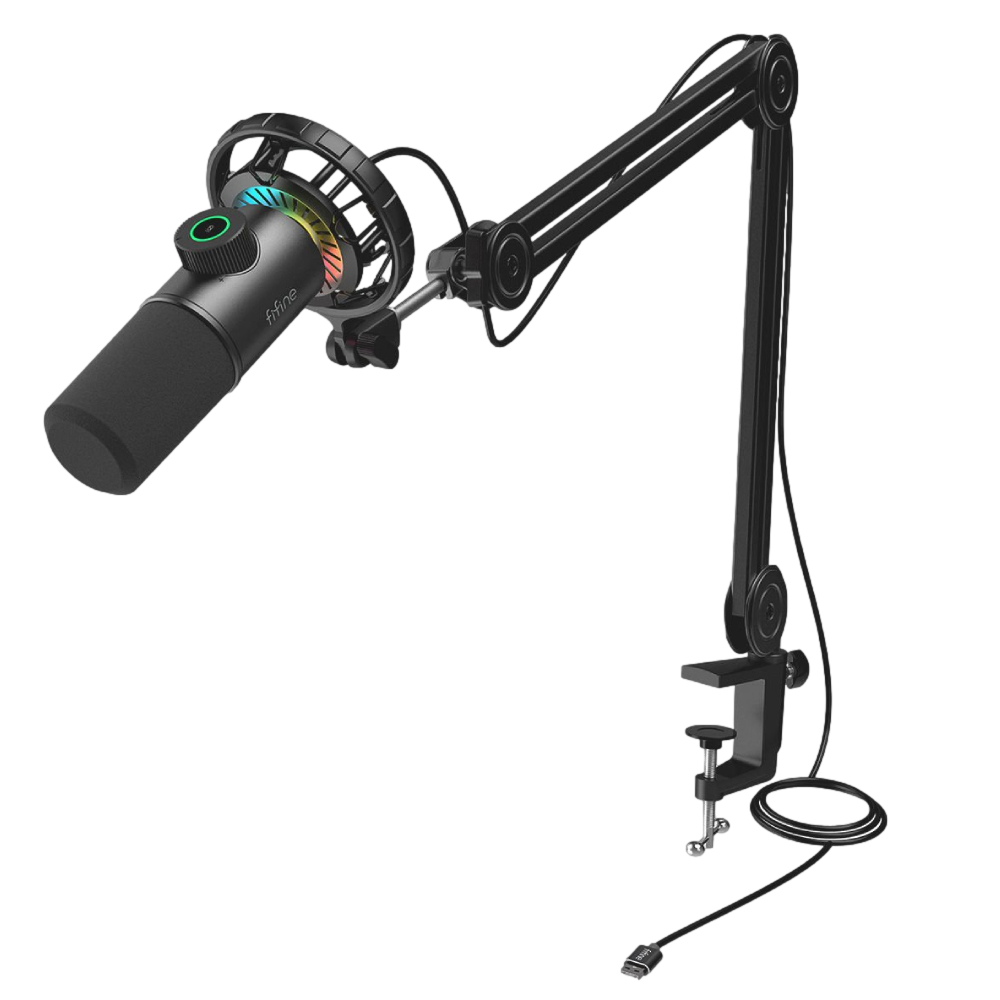 Fifine T658 USB RGB Dinamik Mikrofon Seti