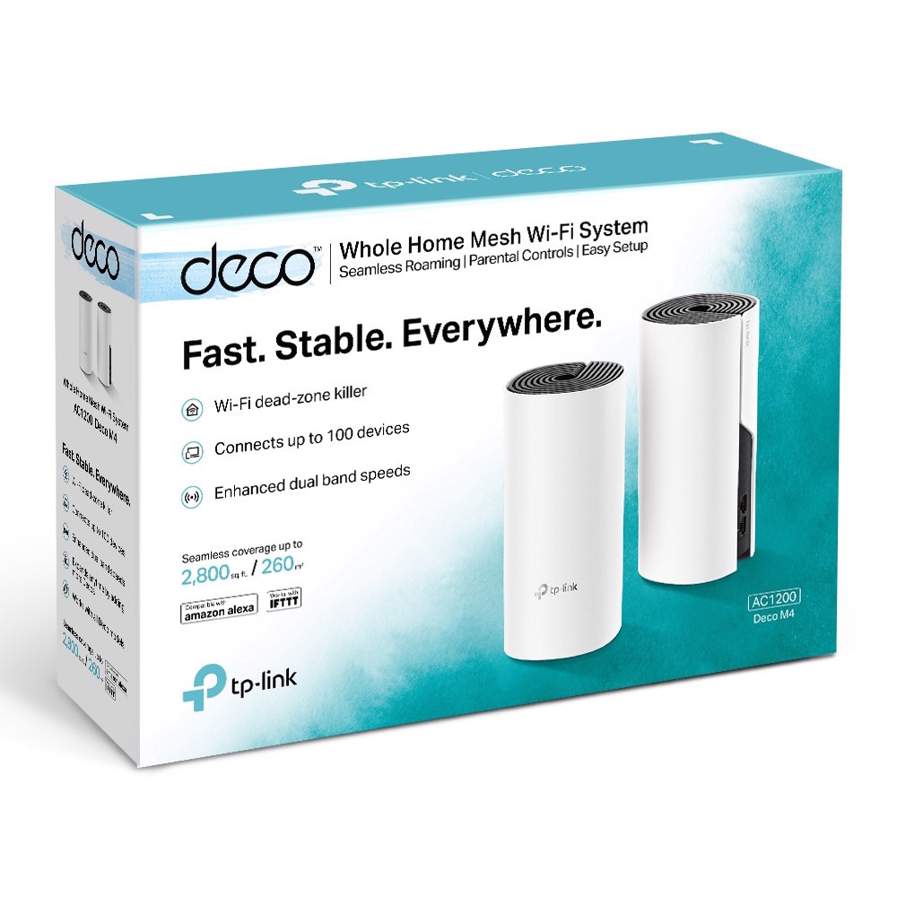 TP-LINK DECO M4 AC1200 Mesh WiFi Sistemi (2 li)