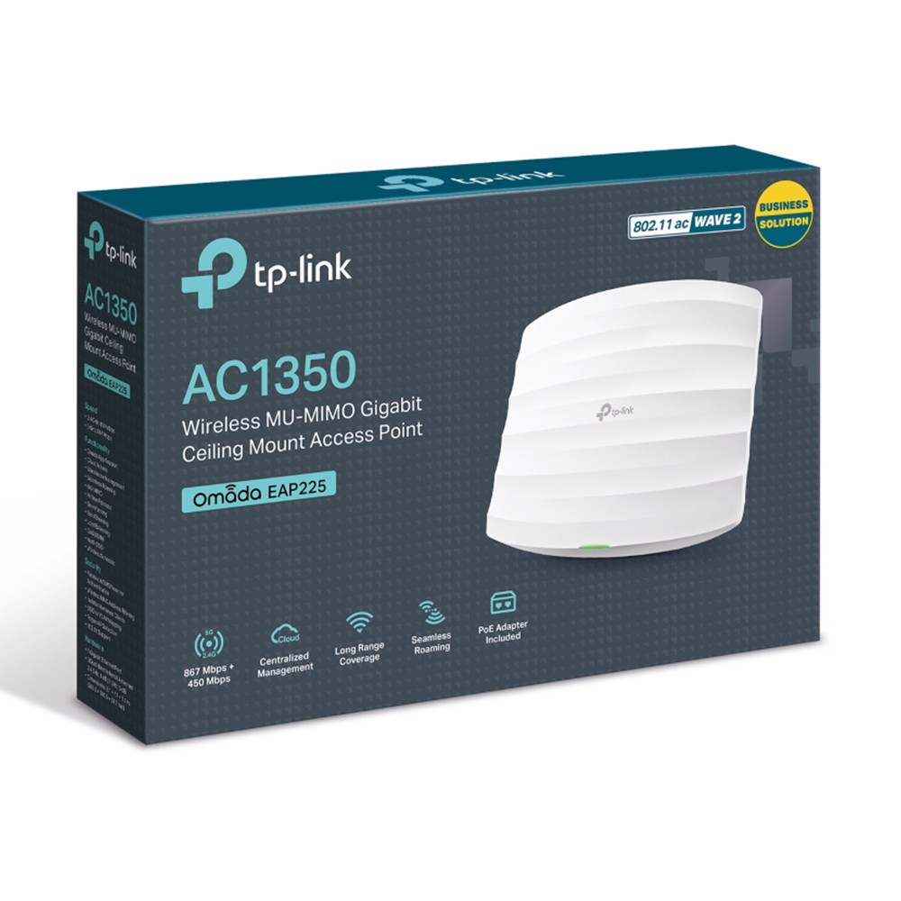 TP-LINK EAP225 AC1350 MU-MIMO Gigabit Tavan Tipi Access Point
