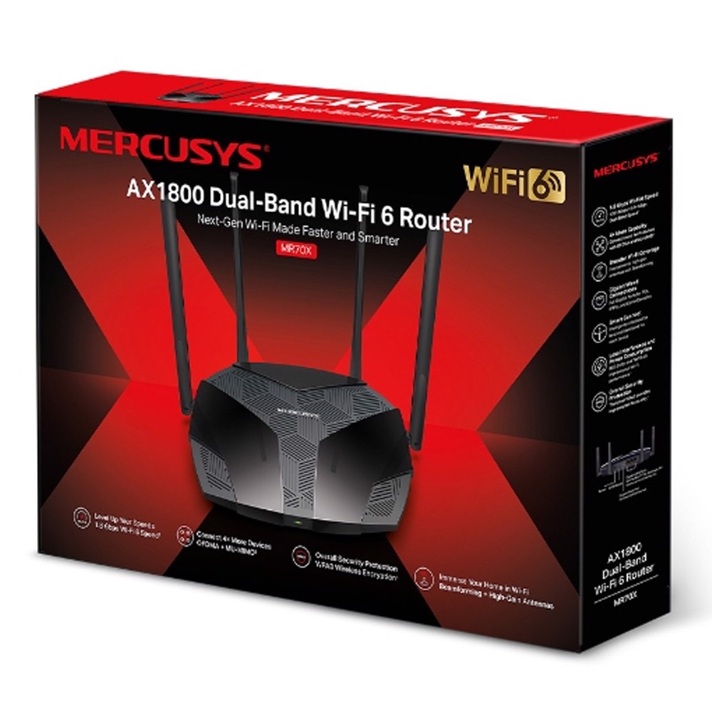 TP-LINK MR70X 1800Mbps Dual-Band WiFi 6 Router