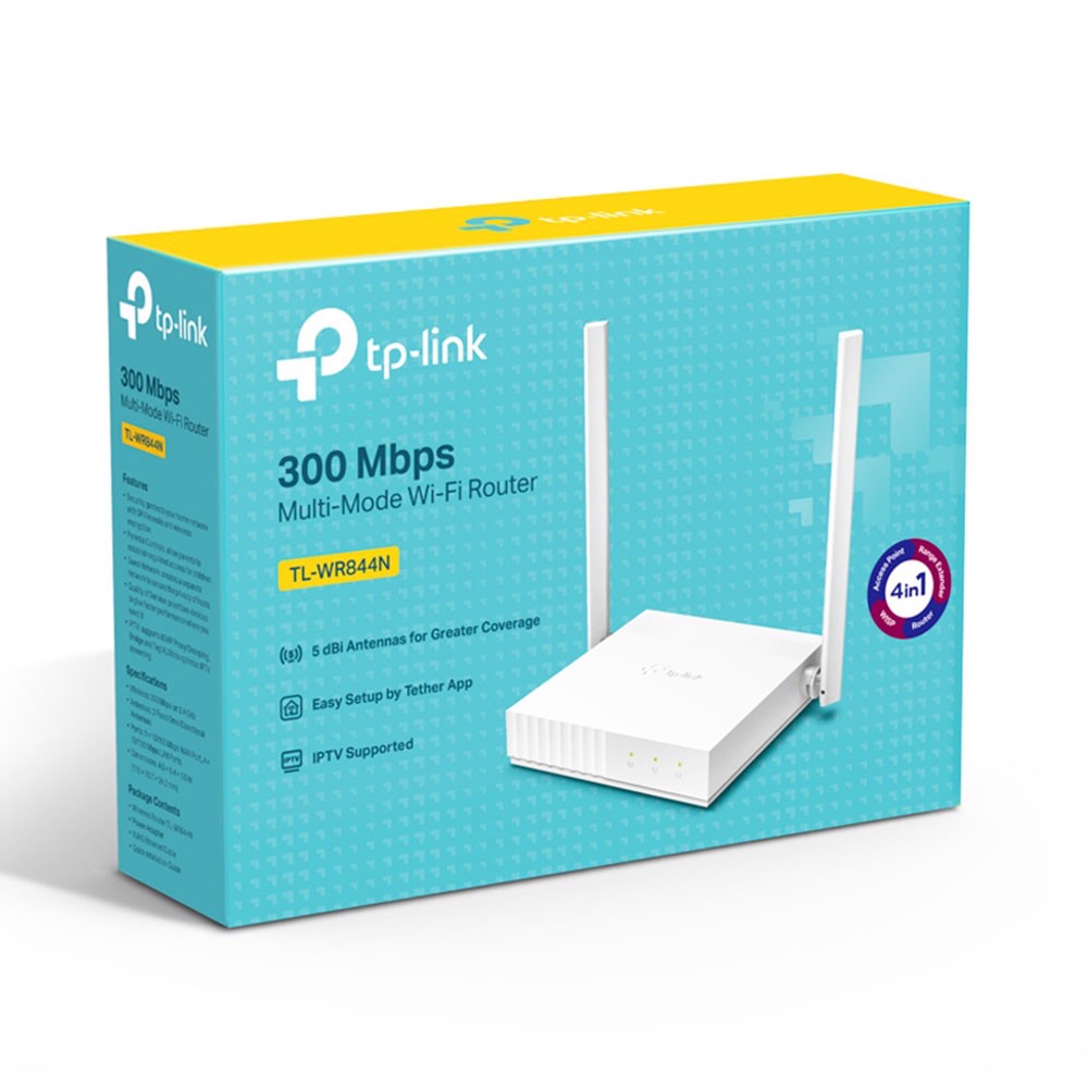 TP-LINK WR844N N300 300Mbps Wireless Modem Router