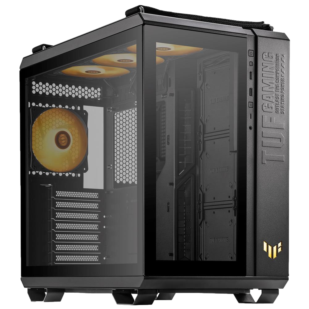 ASUS TUF GAMING GT502 PLUS Tempered Glass RGB Siyah USB 3.2 Mid Tower Kasa