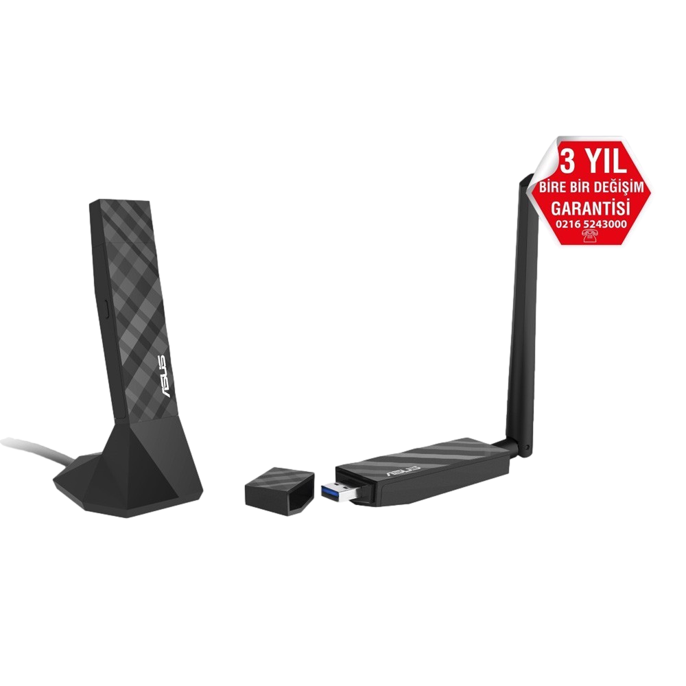 Asus USB-AC56 Dual Bant AC1300 Usb 3.0 Wİ-Fi Adaptör