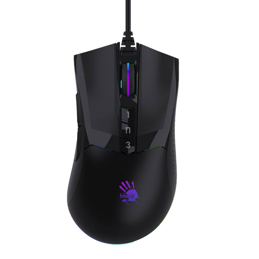 A4Tech Bloody W90 MAX 10000DPI Siyah Kablolu RGB Gaming Mouse