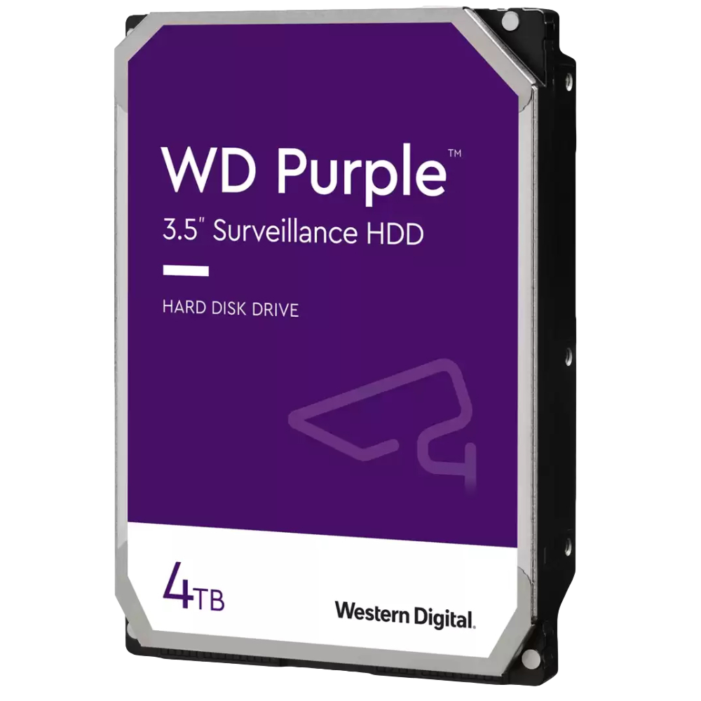 WD 3.5" 4 TB Purple SATA 3.0 256MB 5400 RPM Hard Disk