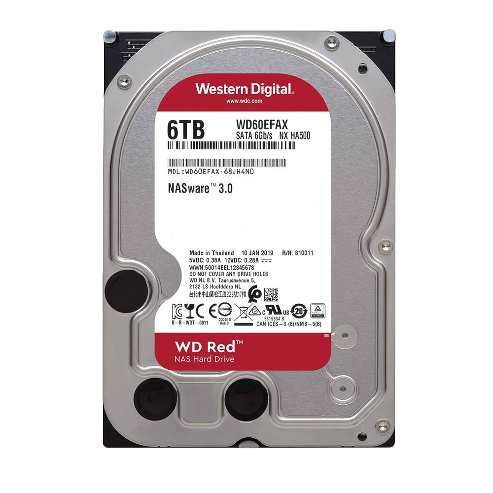 WD 6TB RED 256MB 5400rpm 3.5  SATA 3.0 NAS Harddisk
