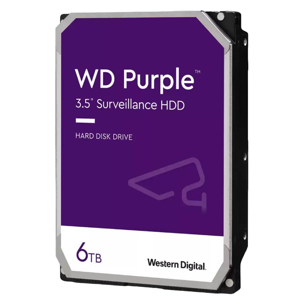 WD 6TB Purple 256MB 5400rpm 3.5" SATA Güvenlik Harddisk