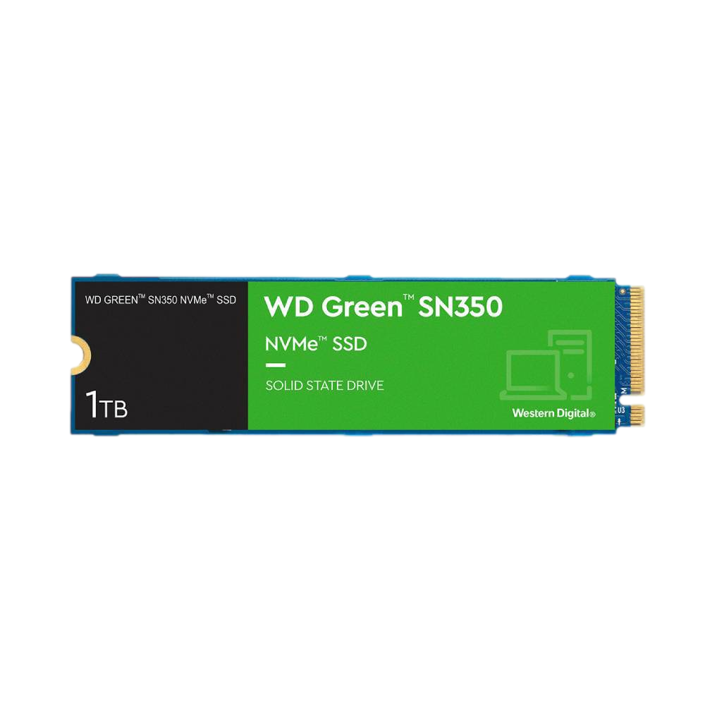 WD 1TB GREEN SN350 NVMe Gen3 M.2 SSD (Okuma 3200MB / Yazma 2500MB)