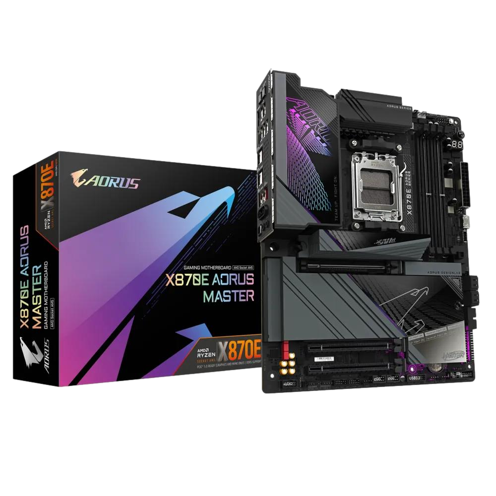 GIGABYTE X870E AORUS MASTER 8200MHz(OC) DDR5 Soket AM5 M.2 HDMI ATX Anakart