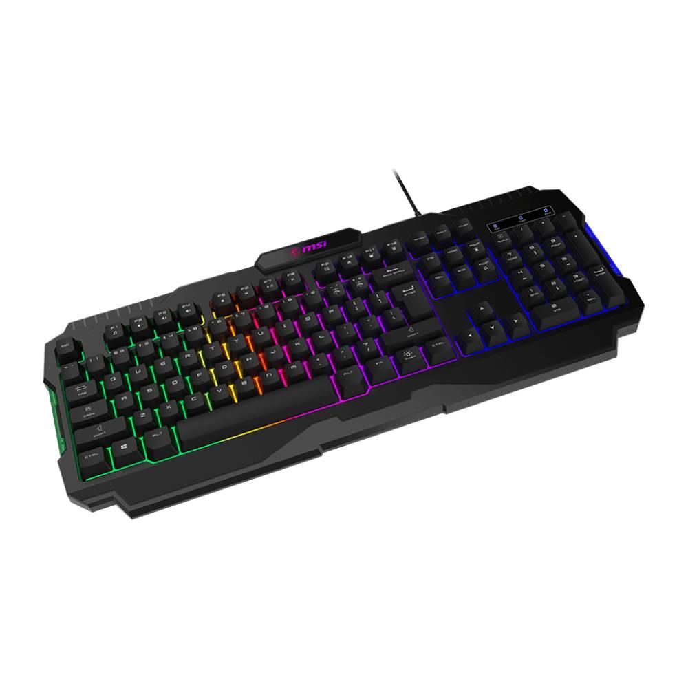 MSI FORGE GK100 Membrane RGB Mekanik Kablolu Gaming Klavye