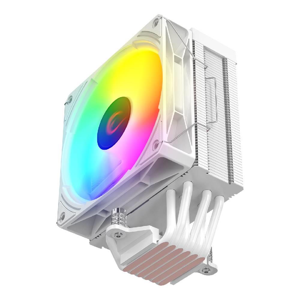 Rampage OCTAGON C70 Beyaz 12cm ARGB Sıcaklık Göstergeli Hava Soğutucu