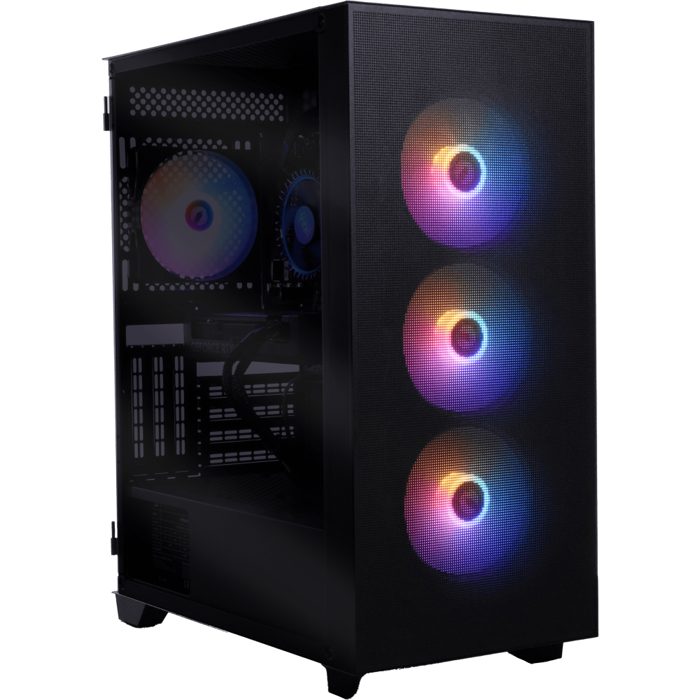 BitFenix FLOW 600W 80+ Bronze Tempered Glass USB 3.0 Mesh FRGB ATX ...