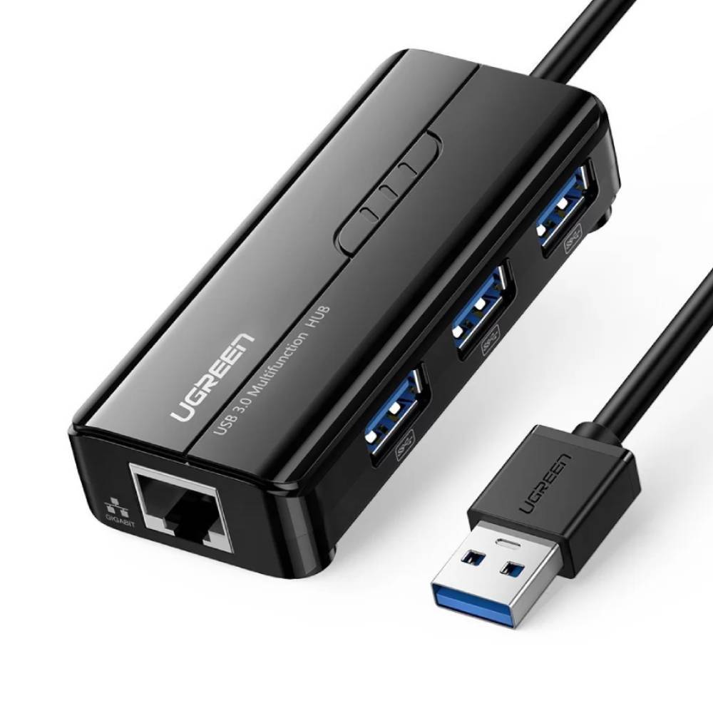 Ugreen USB 3.0 Gigabit Ethernet RJ45 Dönüştürücü USB Çoklayıcı