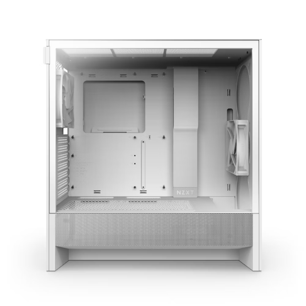 NZXT H5 Flow Edition ATX USB 3.2 USB-C Beyaz Mid Tower Kasa