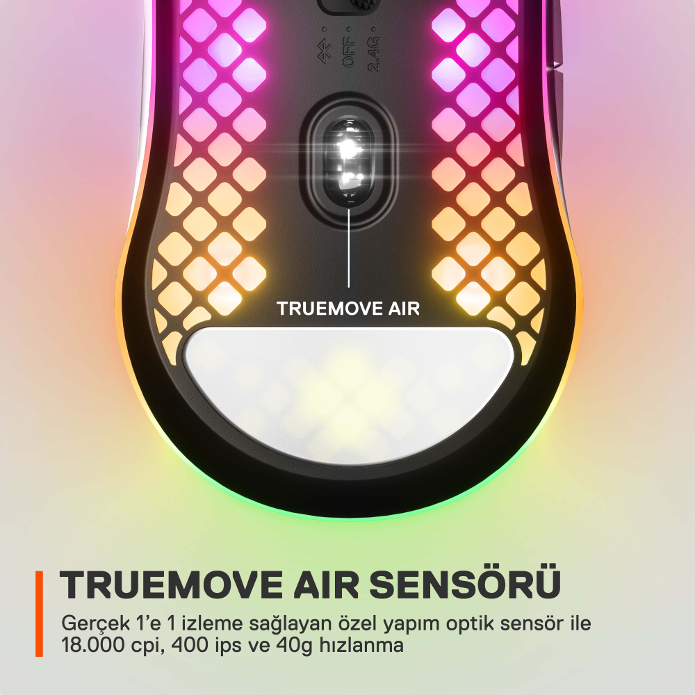 SteelSeries Aerox 3 Onyx Kablosuz Gaming Mouse