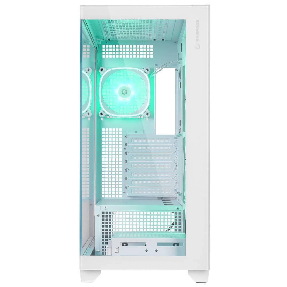 Rampage HYDRA V1 ARGB USB3.0 Tempered Glass Beyaz E-ATX Gaming Kasa