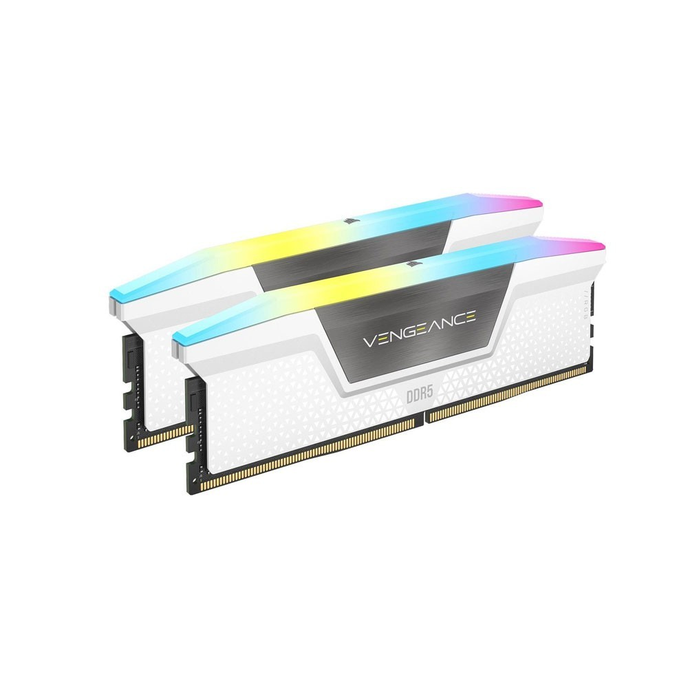 CORSAIR 32GB (2x16GB) Vengeance RGB 6000MHz CL36 DDR5 Beyaz Dual Kit Ram