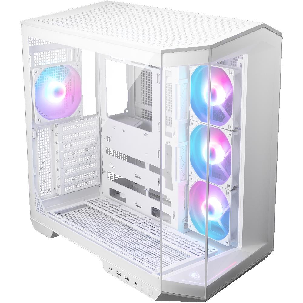 MSI MAG PANO 100R PZ WHITE USB 3.2 Tempered Glass Beyaz ATX Mid Tower Kasa