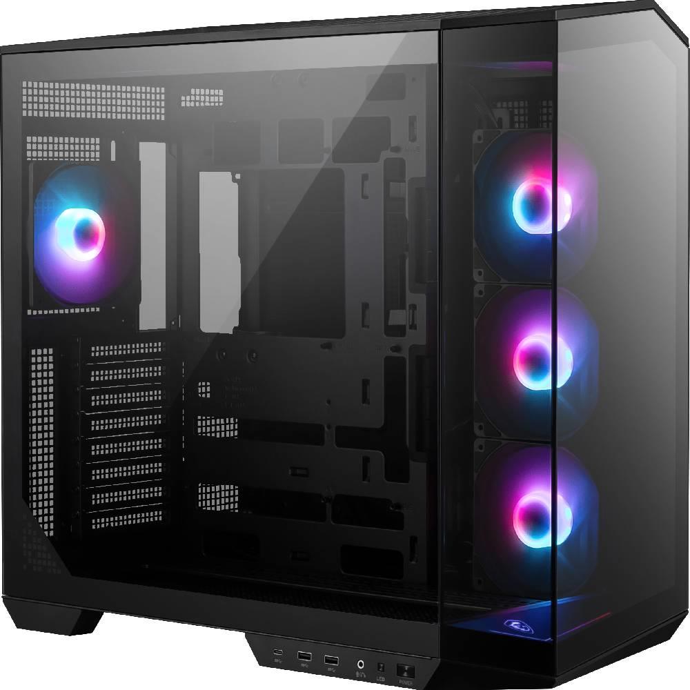 MSI MAG PANO 100R PZ USB 3.2 Tempered Glass Siyah ATX Mid Tower Kasa