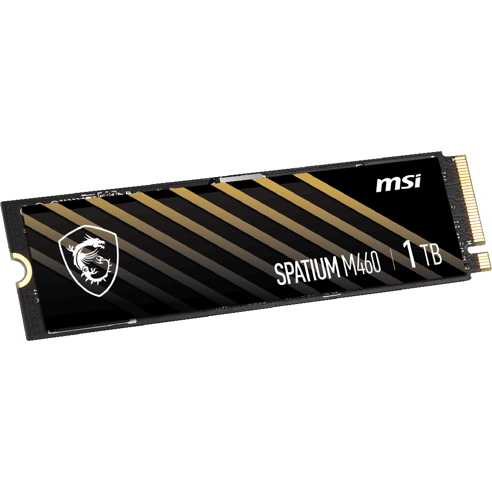 MSI 1TB SPATIUM M460 Gen4x4 M.2 2280 SSD 5000MB Okuma / 4500MB Yazma