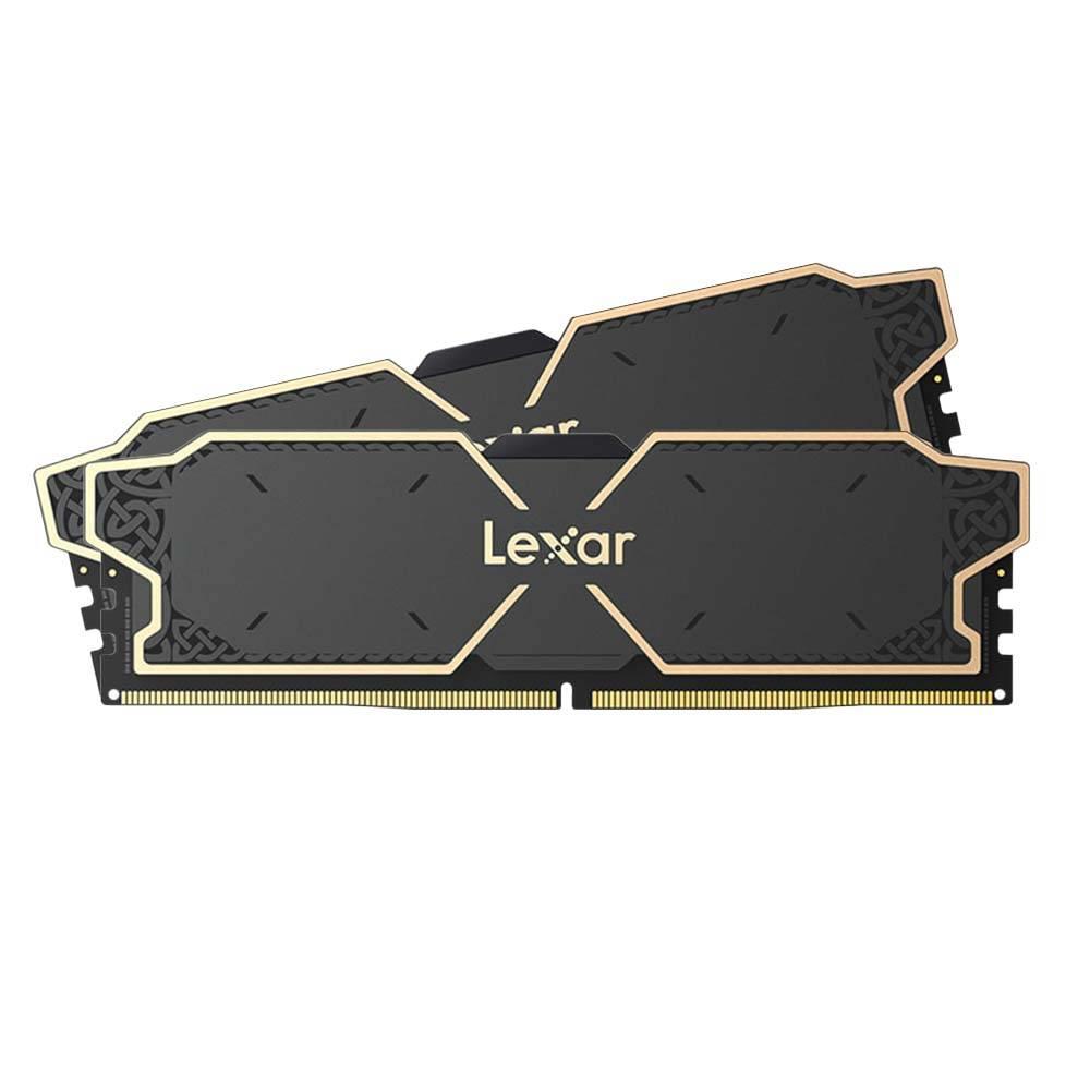 Lexar 32GB (2x16GB) Thor OC 6000MHz CL38 INTEL XMP/ AMD EXPO DDR5 Siyah Dual Kit Ram