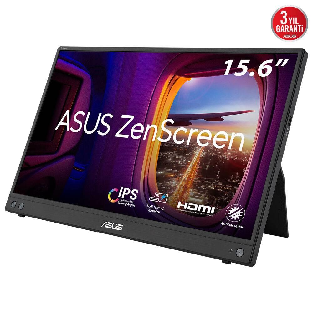 ASUS ZenScreen Touch MB16AHV 15.6" 60Hz 5ms Mini HDMI USB-C FHD Dokunmatik Portatif Monitör