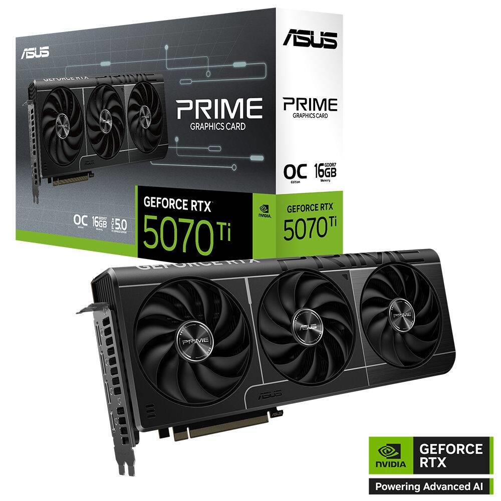 ASUS PRIME GeForce RTX 5070 Ti 16GB OC Edition GDDR7 DLSS 4 256 Bit Ekran Kartı