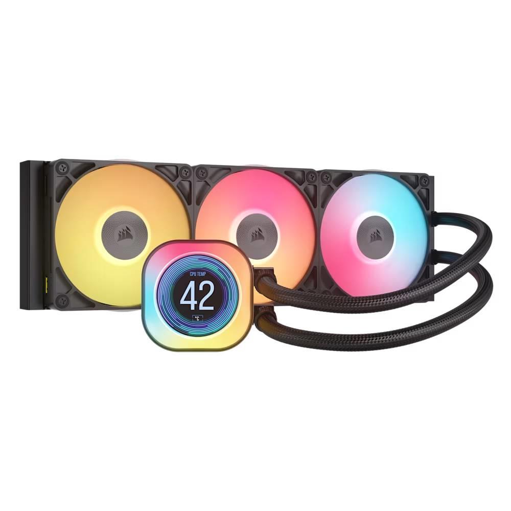 CORSAIR iCUE LINK TITAN 360 RX LCD 360mm Siyah İşlemci Sıvı Soğutucu
