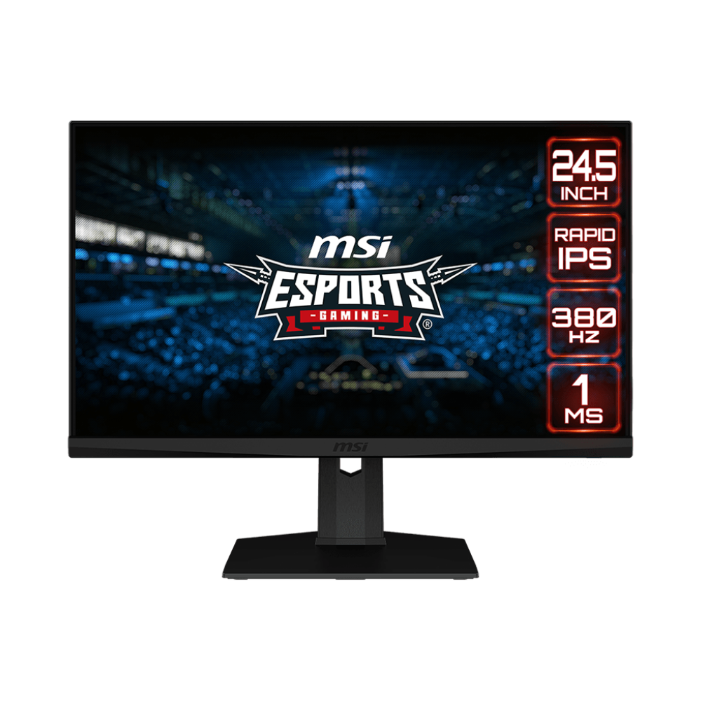 MSI G253PF 24.5" 380Hz OC 1ms HDMI DP HDR400 FreeSync Premium FHD Rapid IPS Gaming Monitör