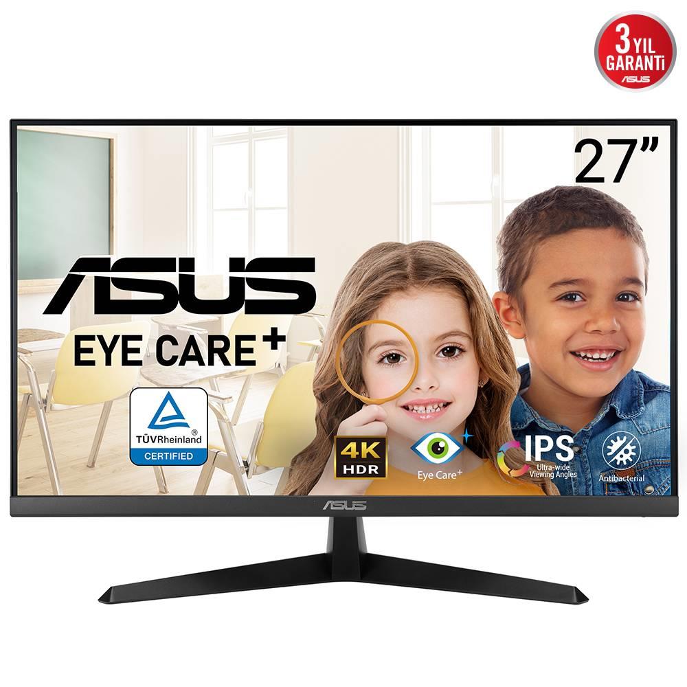 ASUS VY27UQ 27" 60Hz 5ms HDMI DP AdaptiveSync HDR10 UHD IPS Monitör