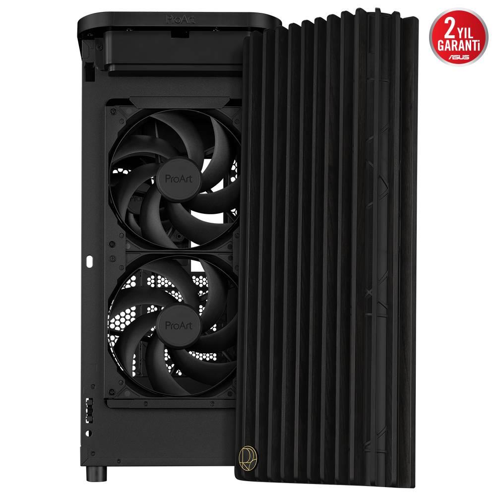 ASUS ProArt PA401 Wood Edition USB 3.2 USB C Tempered Glass ATX Mid Tower Kasa