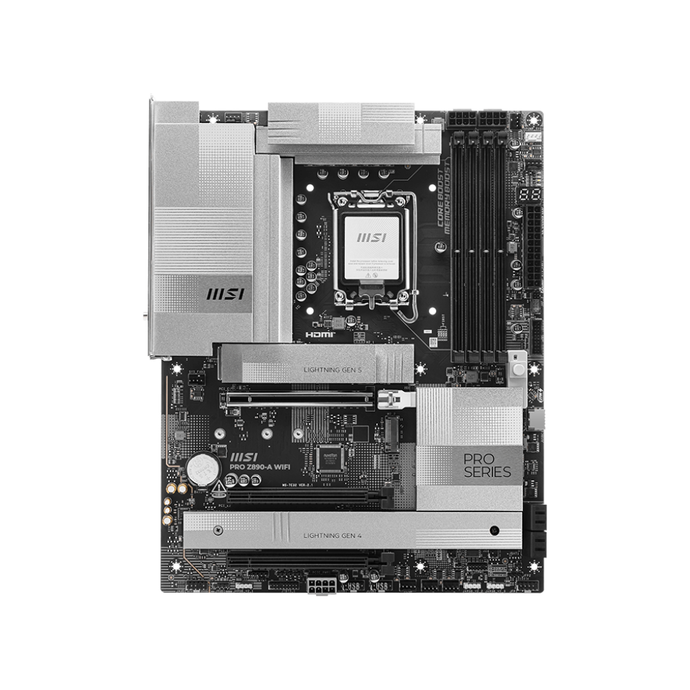 MSI PRO Z890-A WIFI 9200MHz OC DDR5 Soket 1851 M.2 USB-C Thunderbolt4 HDMI ATX Anakart