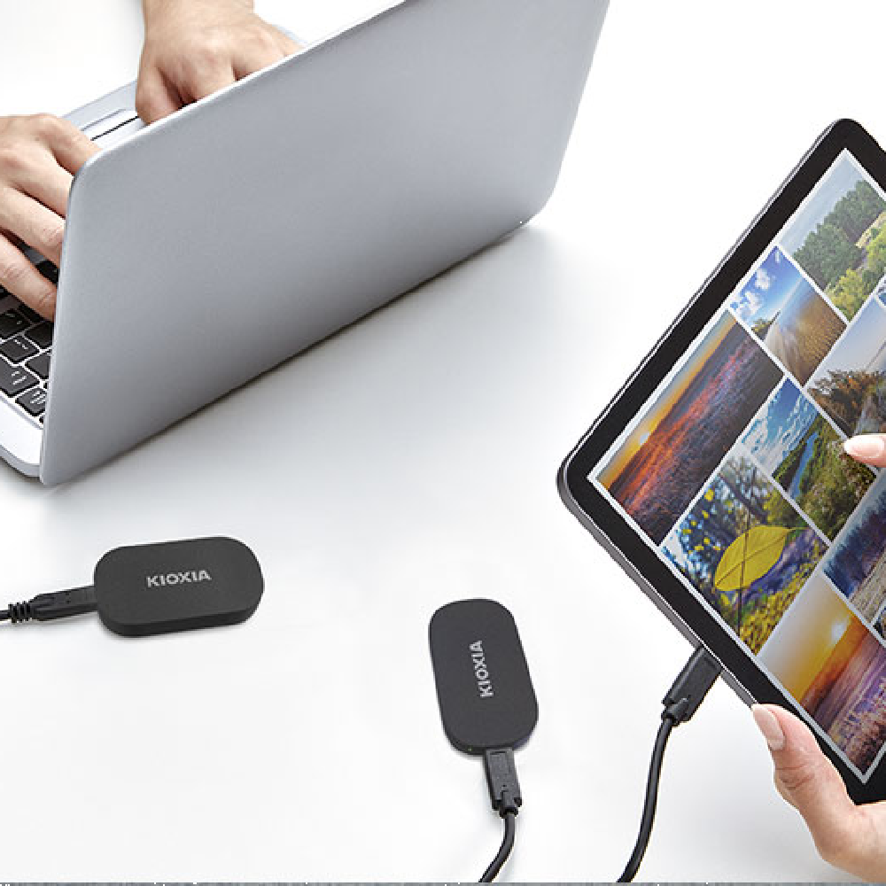 KIOXIA Exceria Plus G2 1TB USB 3.2 Type C Taşınabilir Harici SSD