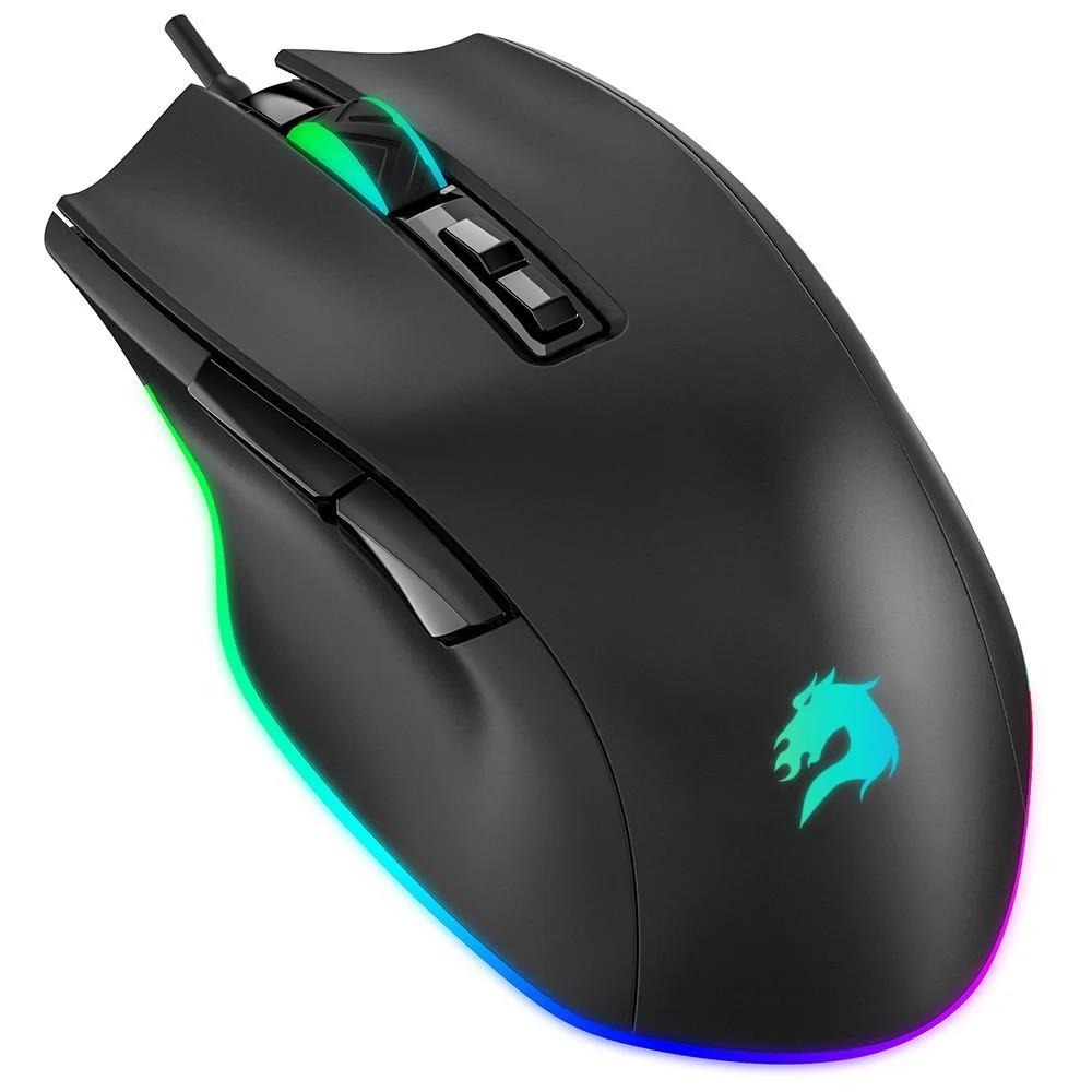 GameBooster M16 Myth RGB 12.800 DPI Siyah Kablolu Gaming Mouse
