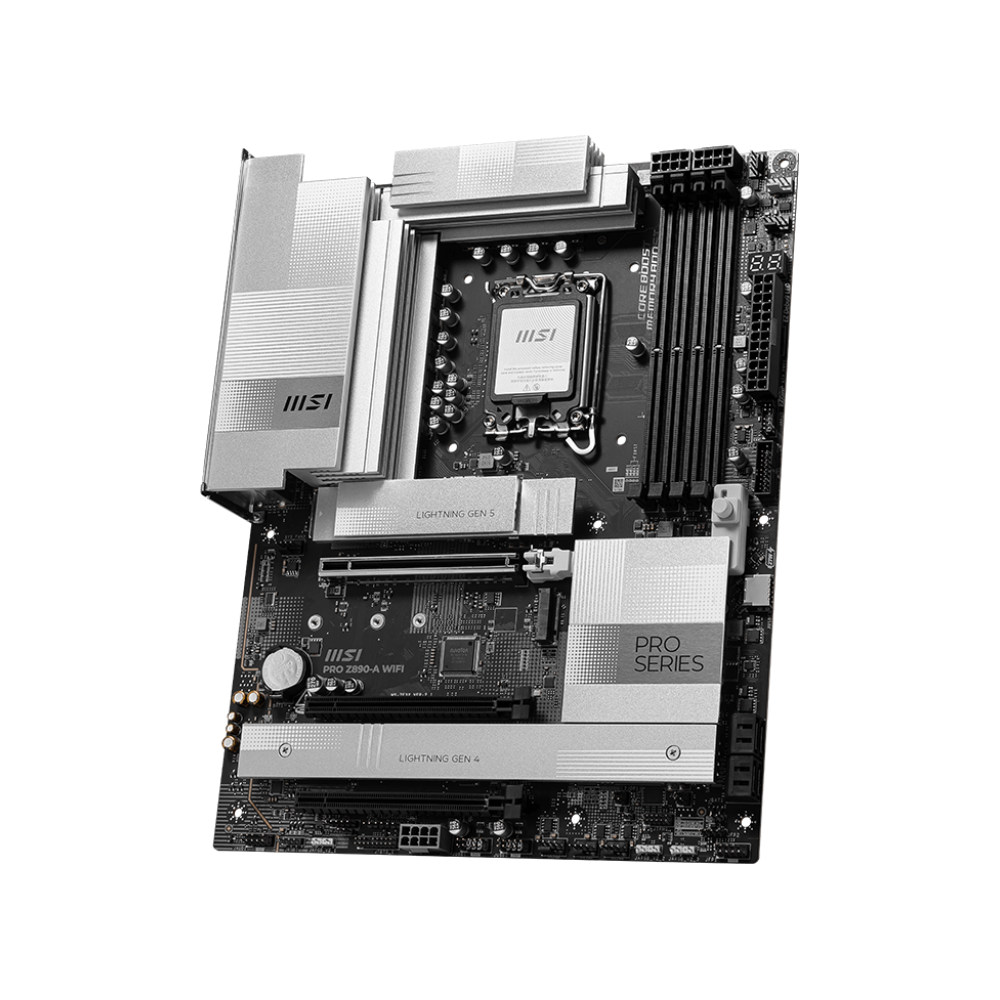 MSI PRO Z890-A WIFI 9200MHz OC DDR5 Soket 1851 M.2 USB-C Thunderbolt4 HDMI ATX Anakart