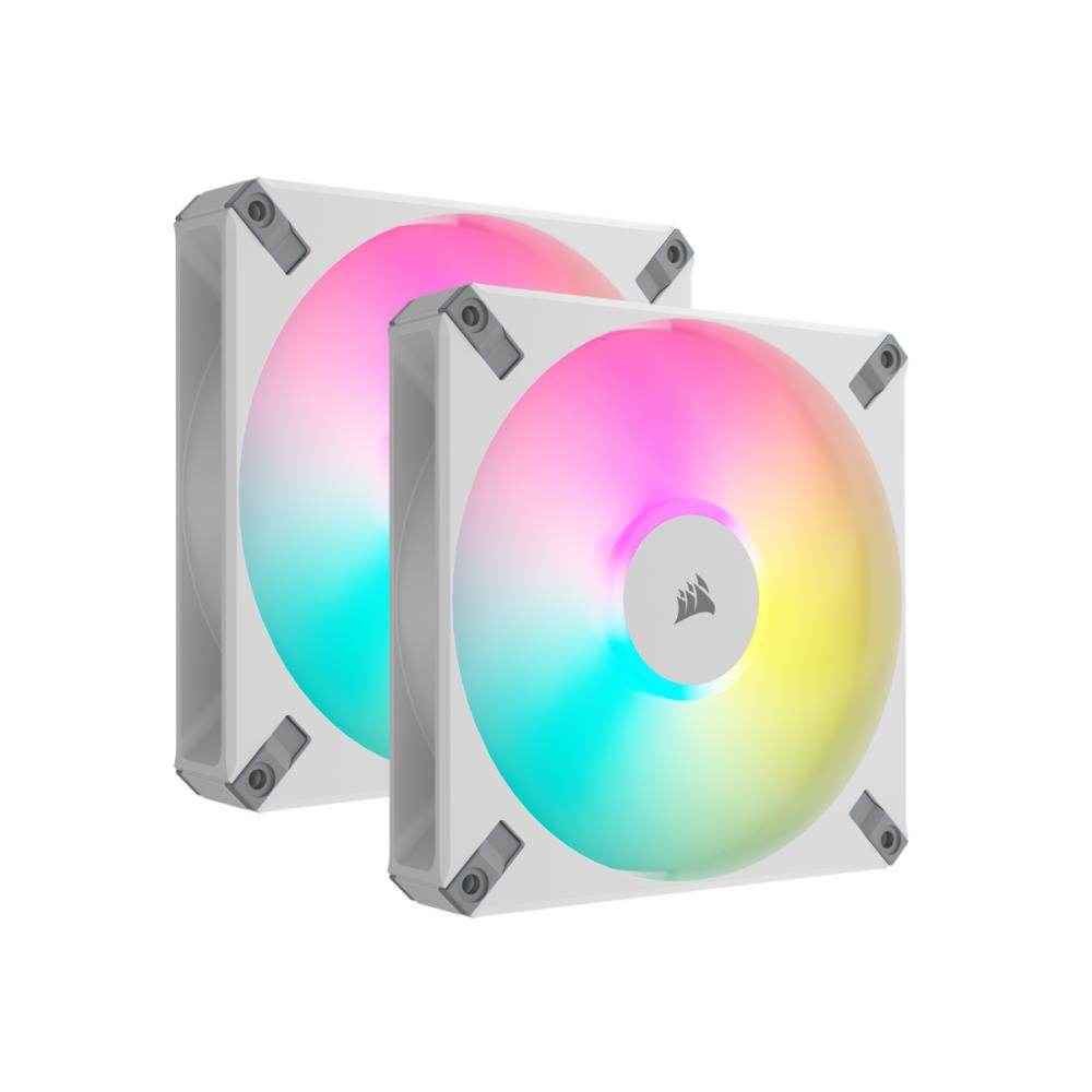 CORSAIR iCUE AF140 RGB ELITE 140mm PWM Beyaz İkili Kasa Fanı