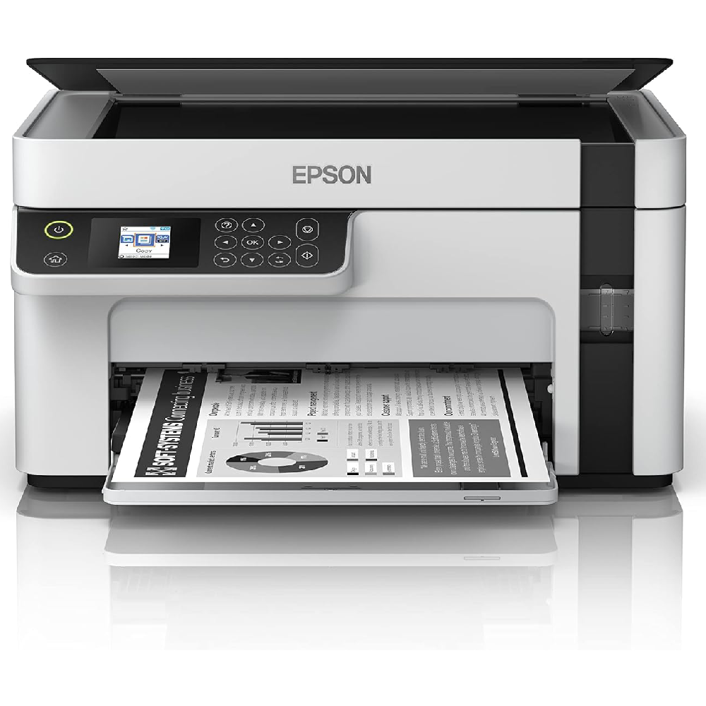 Epson EcoTank M2120 Wi-Fi + Tarayıcı + Fotokopi Mono Çok Fonksiyonlu Tanklı Mürekkep Püskürtmeli Yazıcı