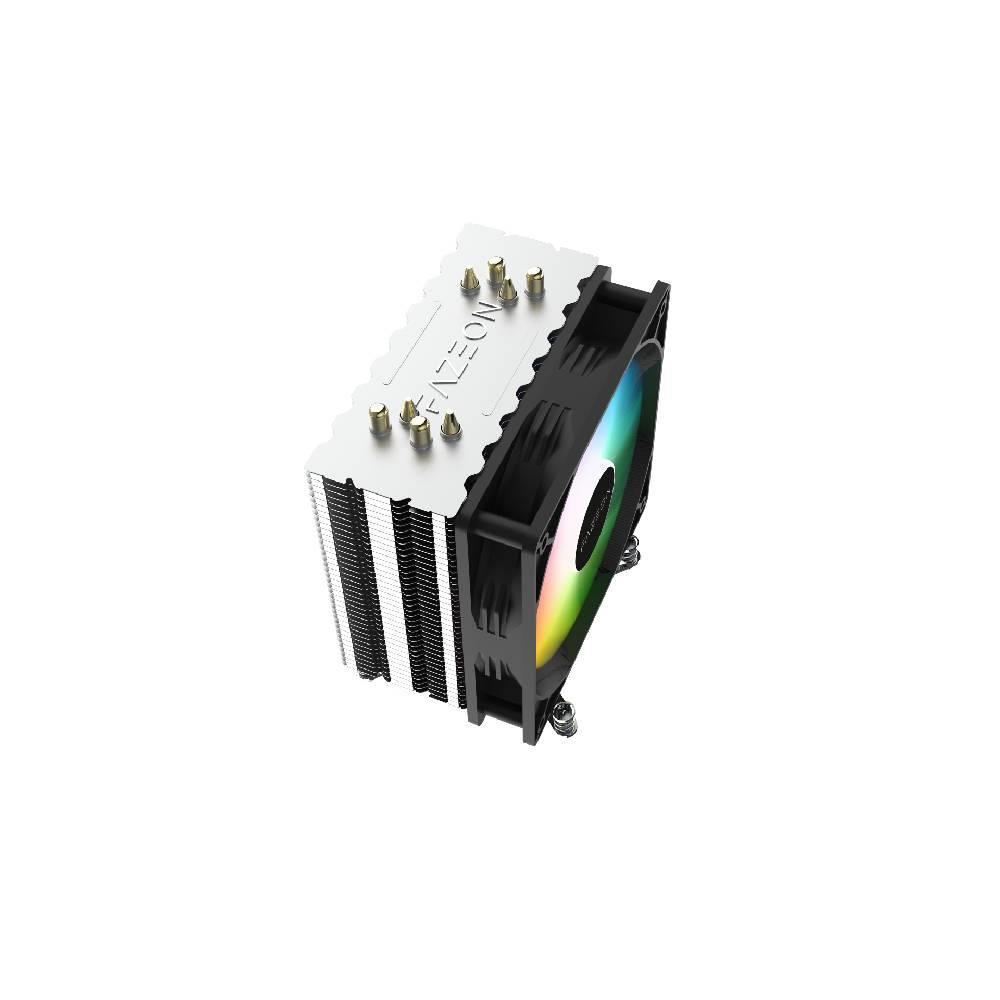 FAZEON A3120TRA 12cm RGB Kule Tipi Siyah İşlemci Soğutucu